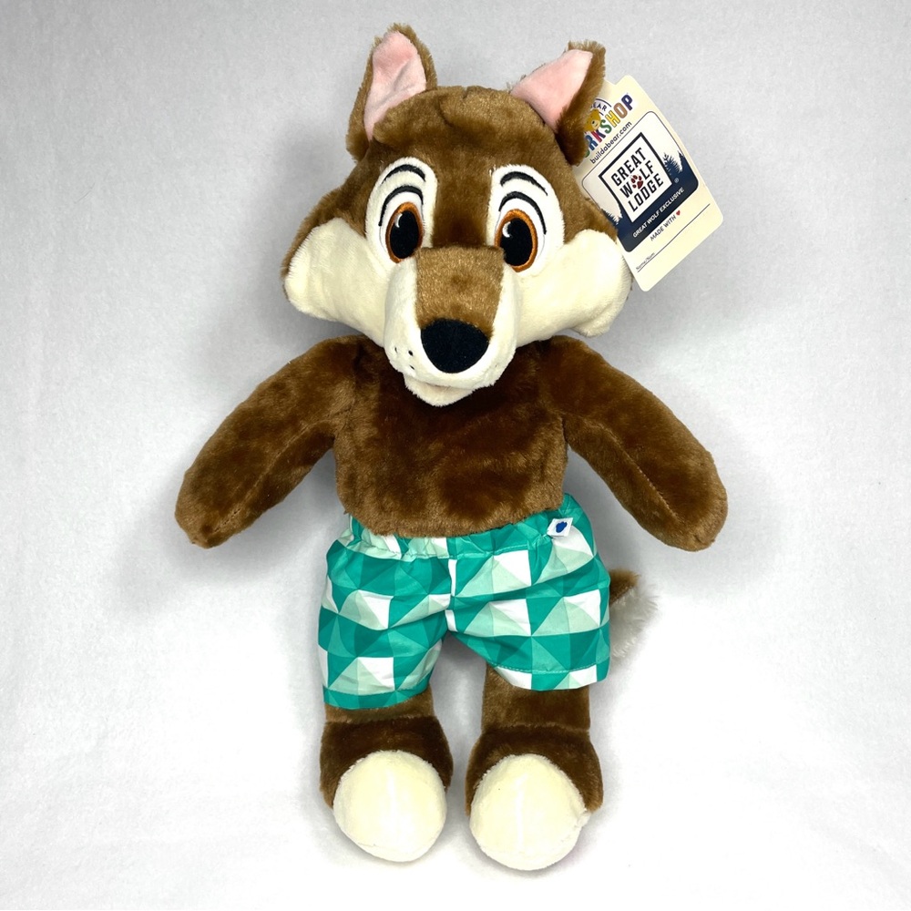 Build A Bear Wiley The Great Wolf Pack Plush